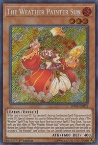 The Weather Painter Sun [SPWA-EN032] Secret Rare | Shuffle n Cut Hobbies & Games