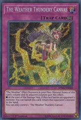 The Weather Thundery Canvas [SPWA-EN040] Secret Rare | Shuffle n Cut Hobbies & Games