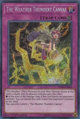 The Weather Thundery Canvas [SPWA-EN040] Secret Rare | Shuffle n Cut Hobbies & Games