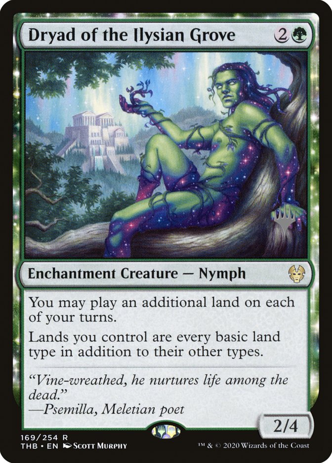 Dryad of the Ilysian Grove (Promo Pack) [Theros Beyond Death Promos] | Shuffle n Cut Hobbies & Games