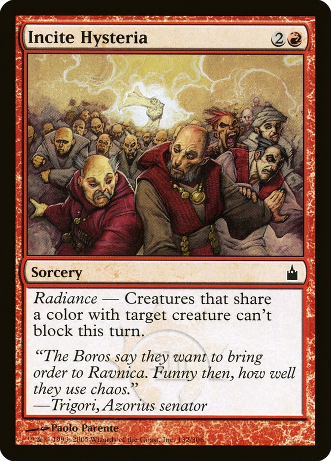 Incite Hysteria [Ravnica: City of Guilds] | Shuffle n Cut Hobbies & Games