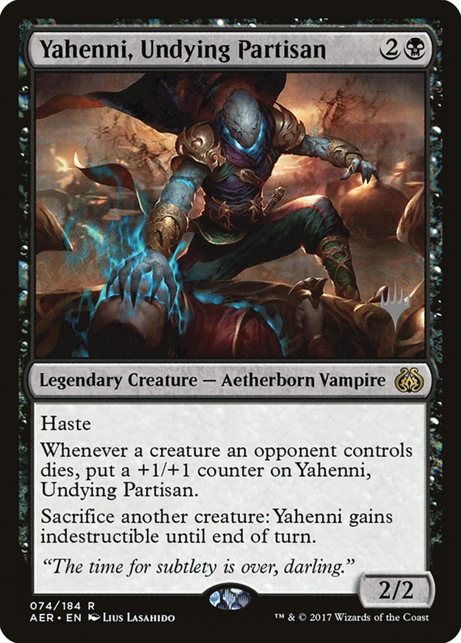 Yahenni, Undying Partisan (Promo Pack) [Aether Revolt Promos] | Shuffle n Cut Hobbies & Games