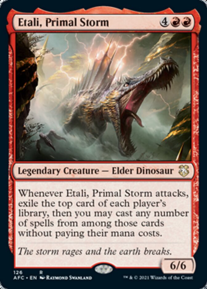 Etali, Primal Storm [Dungeons & Dragons: Adventures in the Forgotten Realms Commander] | Shuffle n Cut Hobbies & Games