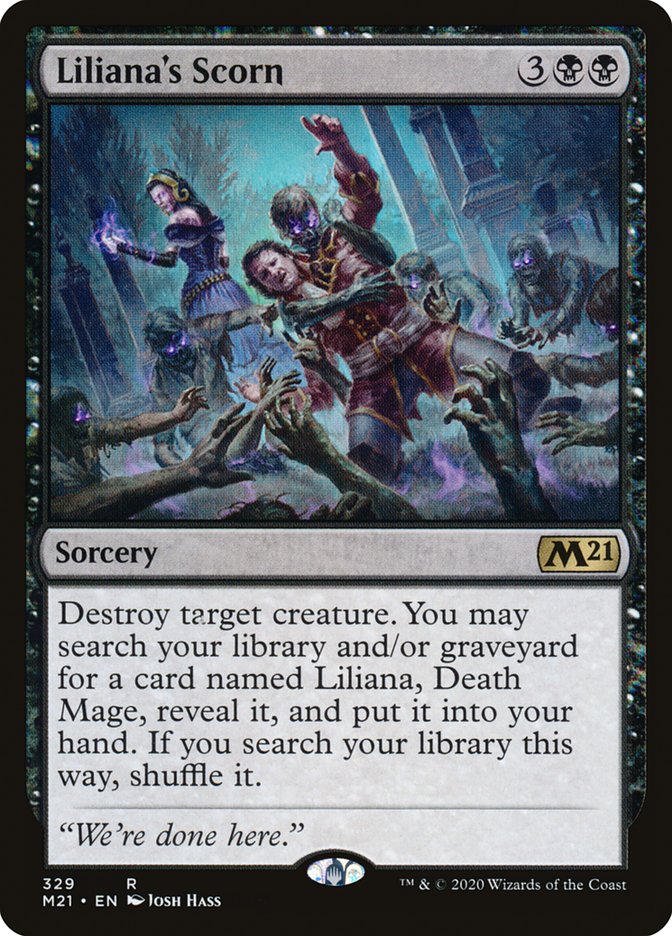 Liliana's Scorn [Core Set 2021] | Shuffle n Cut Hobbies & Games