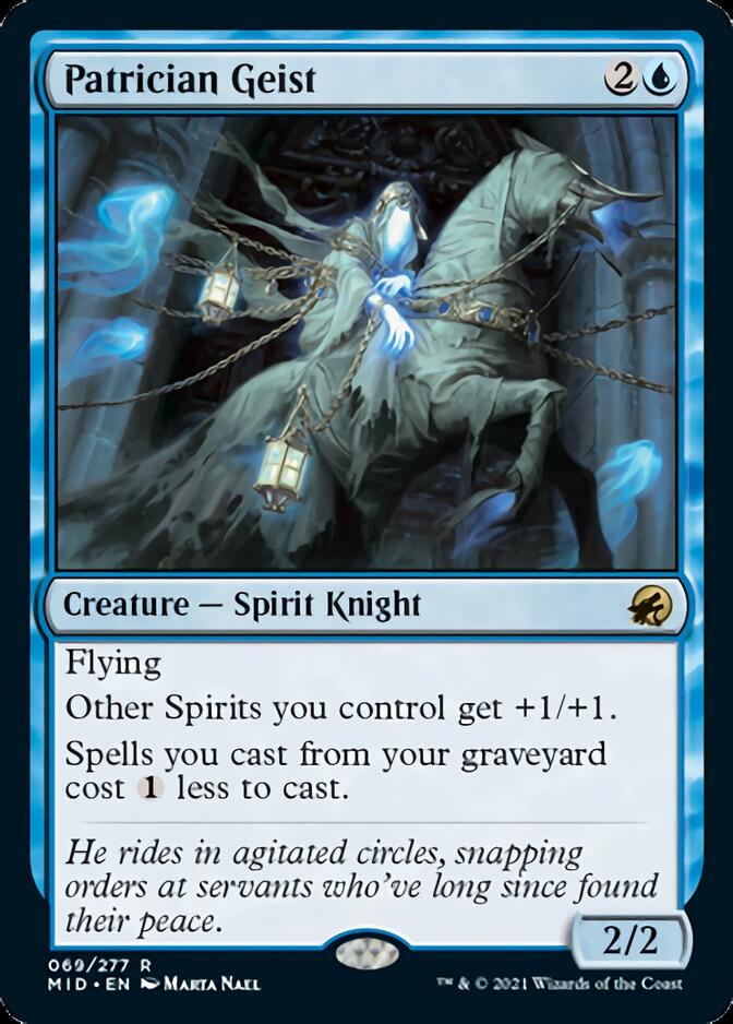 Patrician Geist [Innistrad: Midnight Hunt] | Shuffle n Cut Hobbies & Games