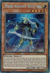 Mekk-Knight Blue Sky [EXFO-EN014] Secret Rare | Shuffle n Cut Hobbies & Games