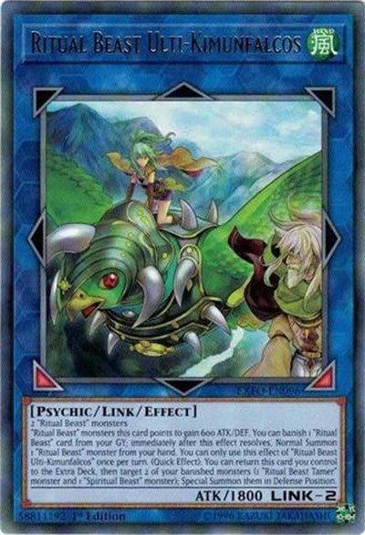 Ritual Beast Ulti-Kimunfalcos [EXFO-EN096] Rare | Shuffle n Cut Hobbies & Games