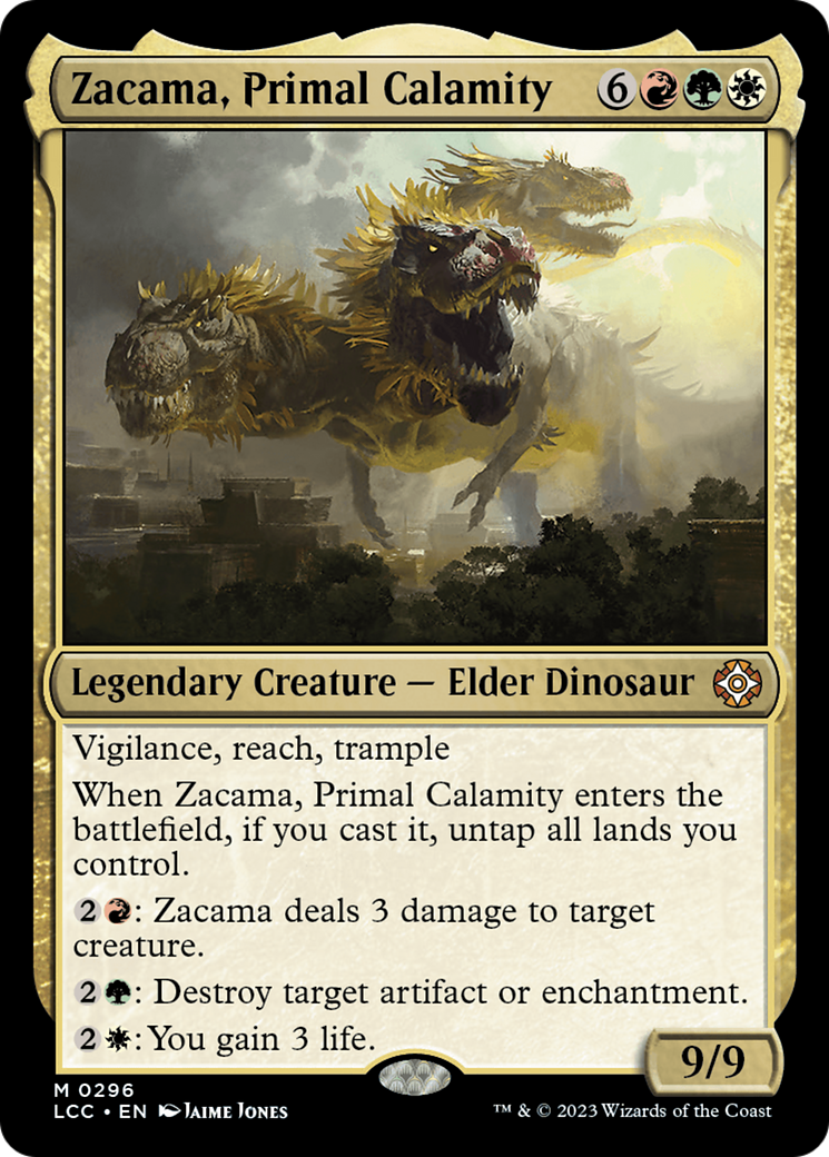 Zacama, Primal Calamity [The Lost Caverns of Ixalan Commander] | Shuffle n Cut Hobbies & Games