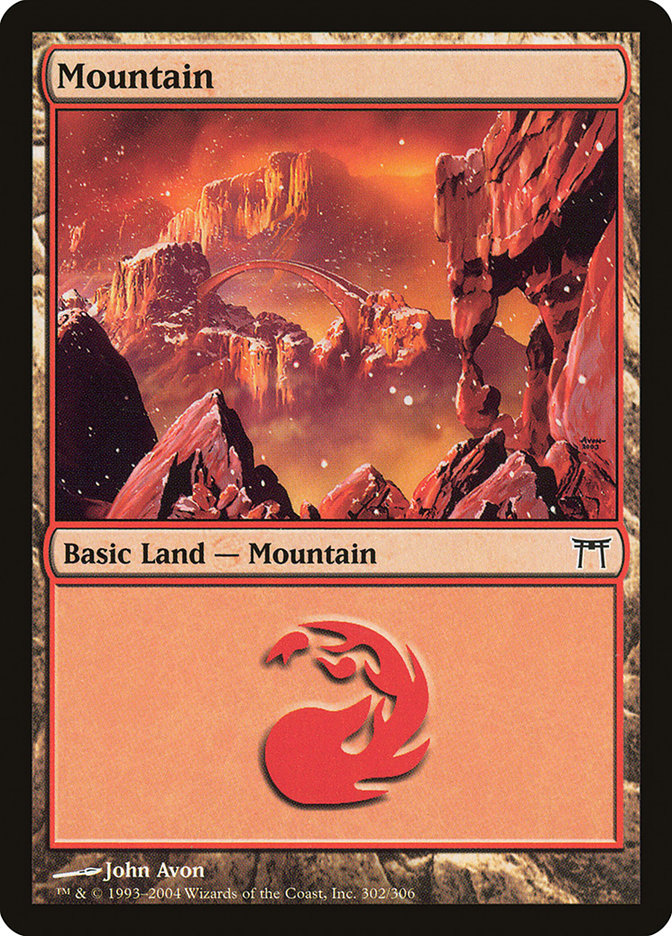 Mountain (302) [Champions of Kamigawa] | Shuffle n Cut Hobbies & Games