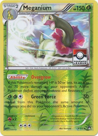 Meganium (3/122) (League Promo) [XY: BREAKpoint] | Shuffle n Cut Hobbies & Games