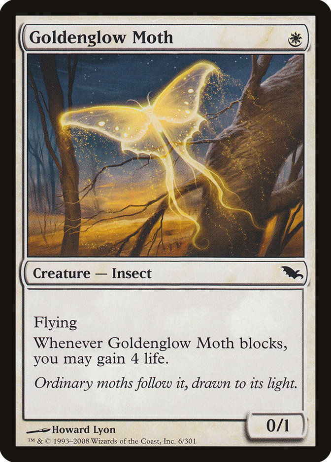 Goldenglow Moth [Shadowmoor] | Shuffle n Cut Hobbies & Games