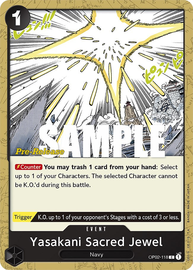 Yasakani Sacred Jewel [Paramount War Pre-Release Cards] | Shuffle n Cut Hobbies & Games