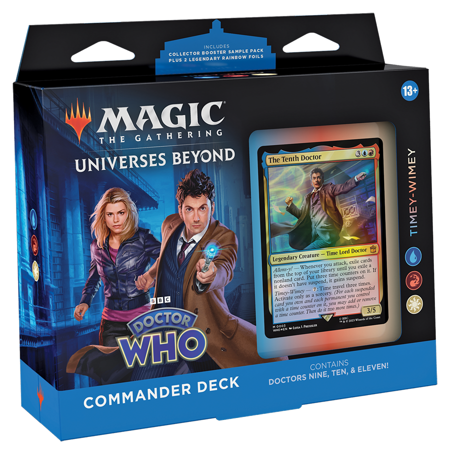 Doctor Who - Commander Deck (Timey-Wimey) | Shuffle n Cut Hobbies & Games