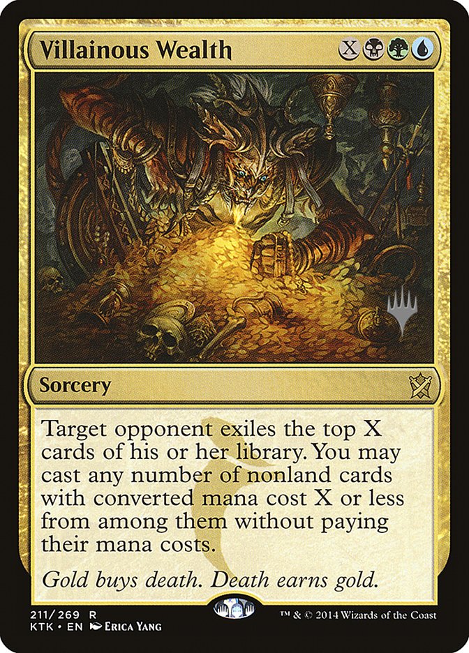 Villainous Wealth (Promo Pack) [Khans of Tarkir Promos] | Shuffle n Cut Hobbies & Games