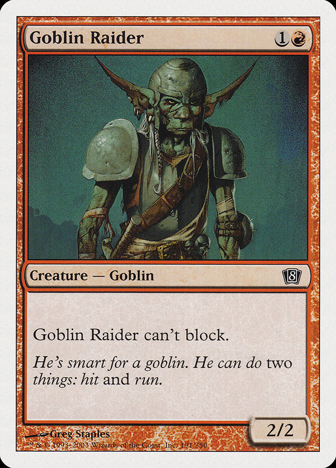 Goblin Raider [Eighth Edition] | Shuffle n Cut Hobbies & Games