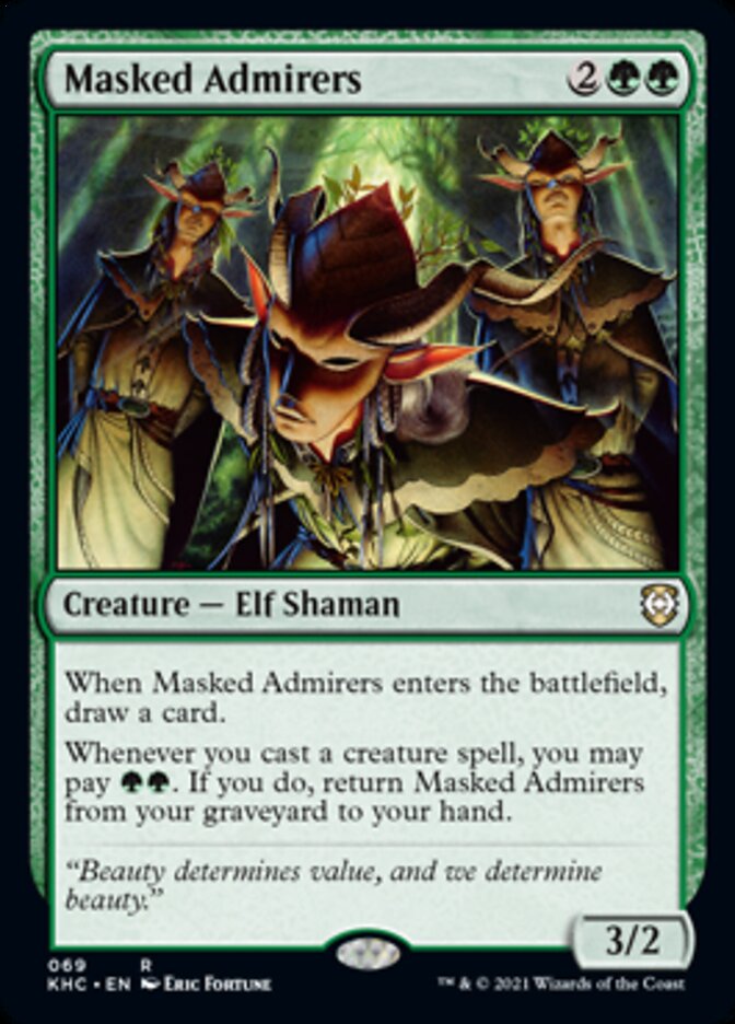 Masked Admirers [Kaldheim Commander] | Shuffle n Cut Hobbies & Games