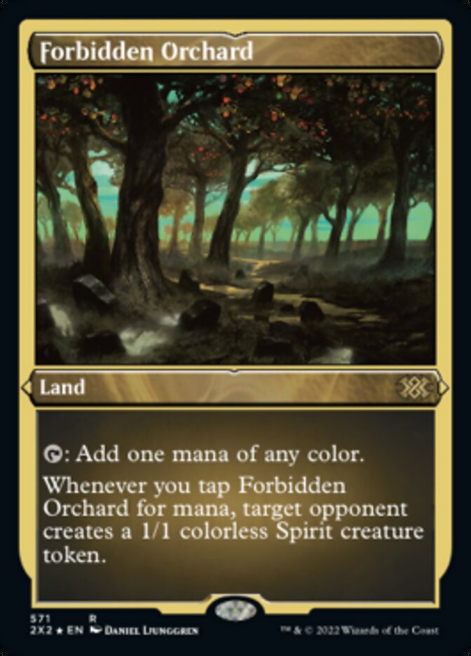 Forbidden Orchard (Foil Etched) [Double Masters 2022] | Shuffle n Cut Hobbies & Games