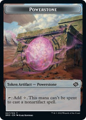 Powerstone // Soldier (008) Double-Sided Token [The Brothers' War Tokens] | Shuffle n Cut Hobbies & Games