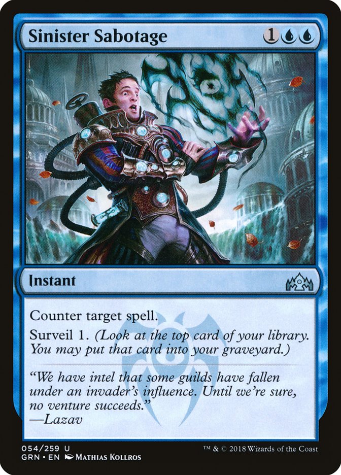 Sinister Sabotage [Guilds of Ravnica] | Shuffle n Cut Hobbies & Games