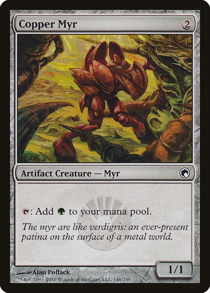 Copper Myr [Scars of Mirrodin] | Shuffle n Cut Hobbies & Games