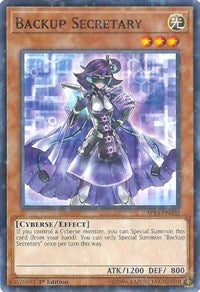 Backup Secretary (Starfoil) [SP18-EN002] Starfoil Rare
