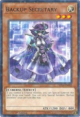 Backup Secretary (Starfoil) [SP18-EN002] Starfoil Rare | Shuffle n Cut Hobbies & Games