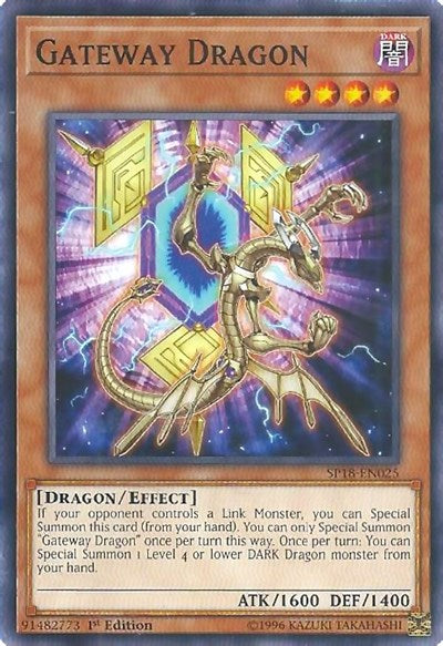 Gateway Dragon [SP18-EN025] Common | Shuffle n Cut Hobbies & Games