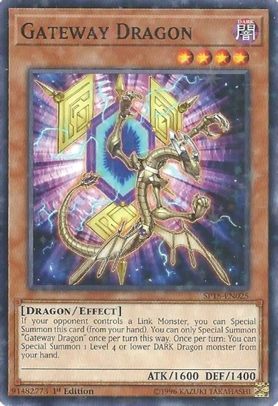 Gateway Dragon (Starfoil) [SP18-EN025] Starfoil Rare | Shuffle n Cut Hobbies & Games