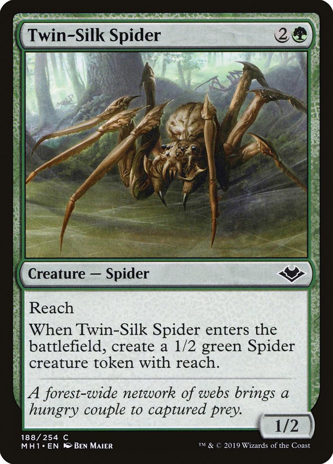 Twin-Silk Spider [Modern Horizons] | Shuffle n Cut Hobbies & Games