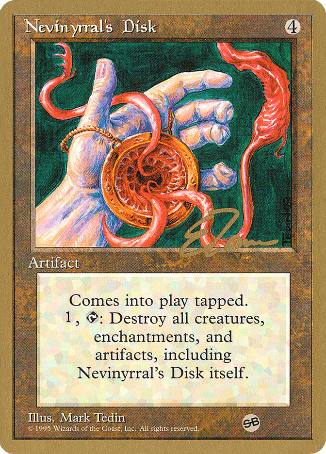Nevinyrral's Disk (Eric Tam) (SB) [Pro Tour Collector Set] | Shuffle n Cut Hobbies & Games