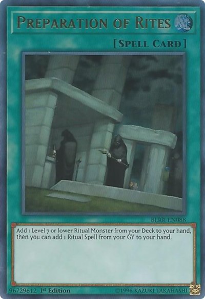 Preparation of Rites [BLRR-EN088] Ultra Rare | Shuffle n Cut Hobbies & Games