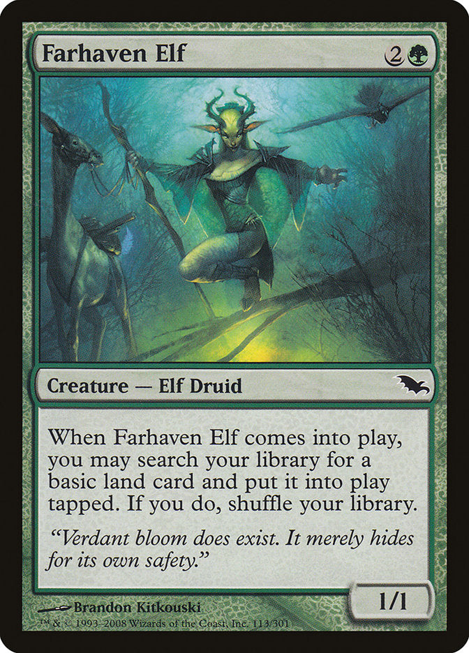 Farhaven Elf [Shadowmoor] | Shuffle n Cut Hobbies & Games