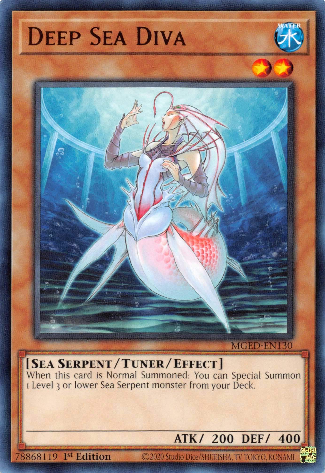 Deep Sea Diva [MGED-EN130] Rare | Shuffle n Cut Hobbies & Games
