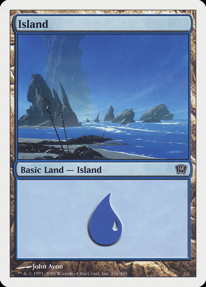 Island (336) [Ninth Edition] | Shuffle n Cut Hobbies & Games