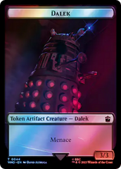 Dalek // Alien Salamander Double-Sided Token (Surge Foil) [Doctor Who Tokens] | Shuffle n Cut Hobbies & Games