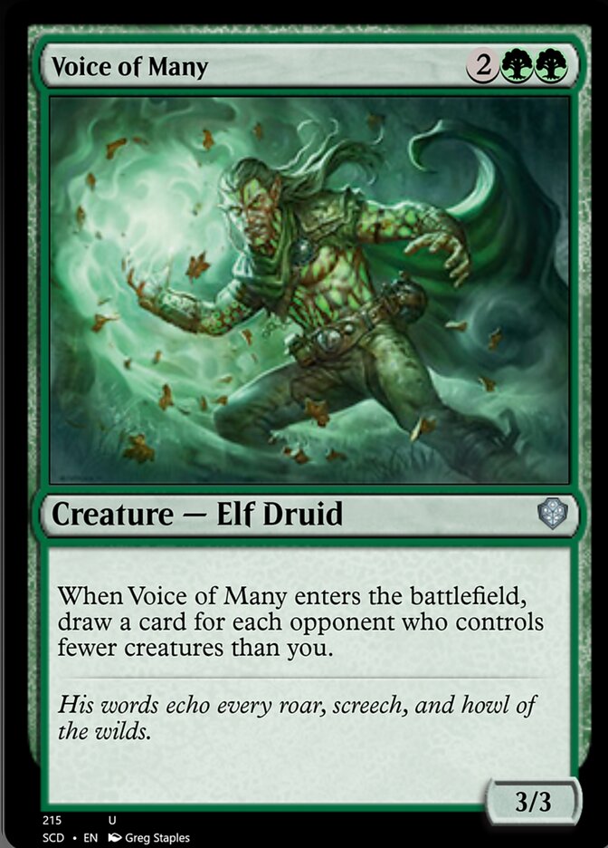 Voice of Many [Starter Commander Decks] | Shuffle n Cut Hobbies & Games