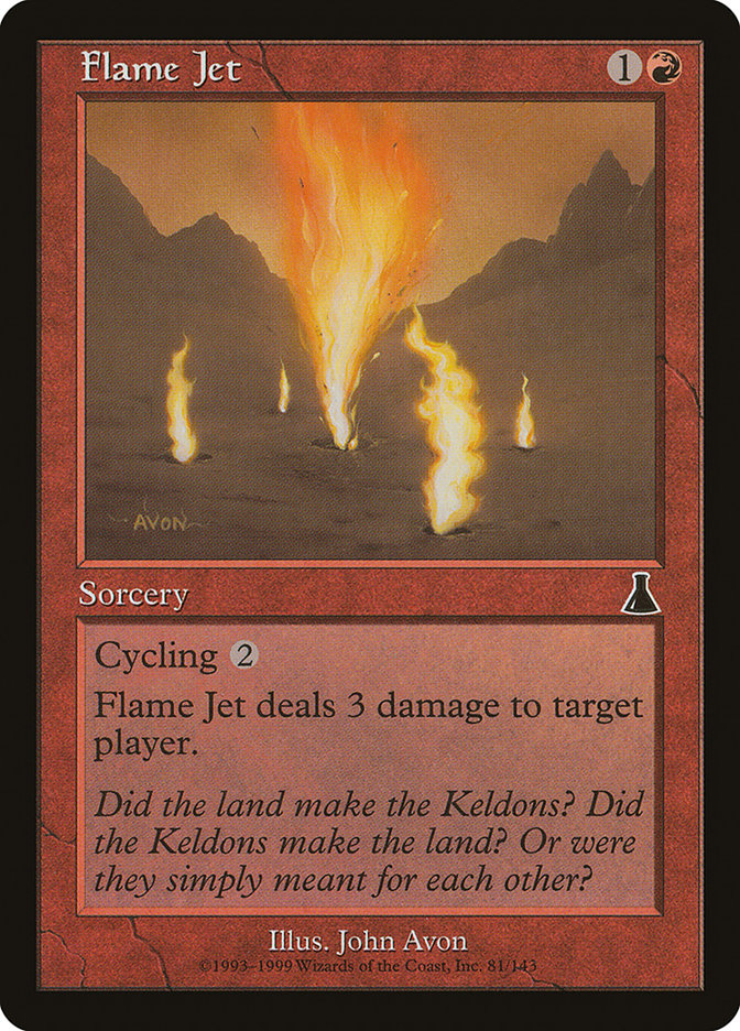 Flame Jet [Urza's Destiny] | Shuffle n Cut Hobbies & Games