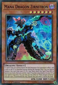 Mana Dragon Zirnitron [CYHO-EN021] Super Rare | Shuffle n Cut Hobbies & Games