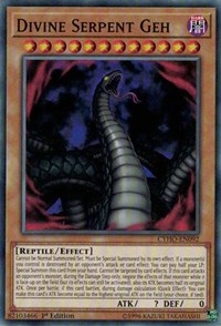 Divine Serpent Geh [CYHO-EN092] Common | Shuffle n Cut Hobbies & Games