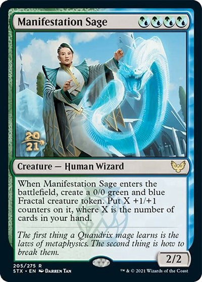 Manifestation Sage [Strixhaven: School of Mages Prerelease Promos] | Shuffle n Cut Hobbies & Games