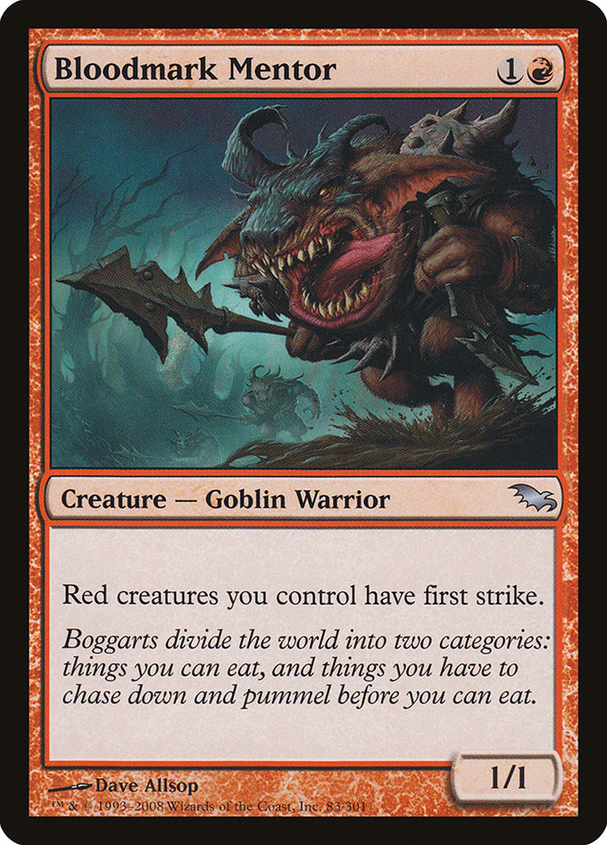 Bloodmark Mentor [Shadowmoor] | Shuffle n Cut Hobbies & Games