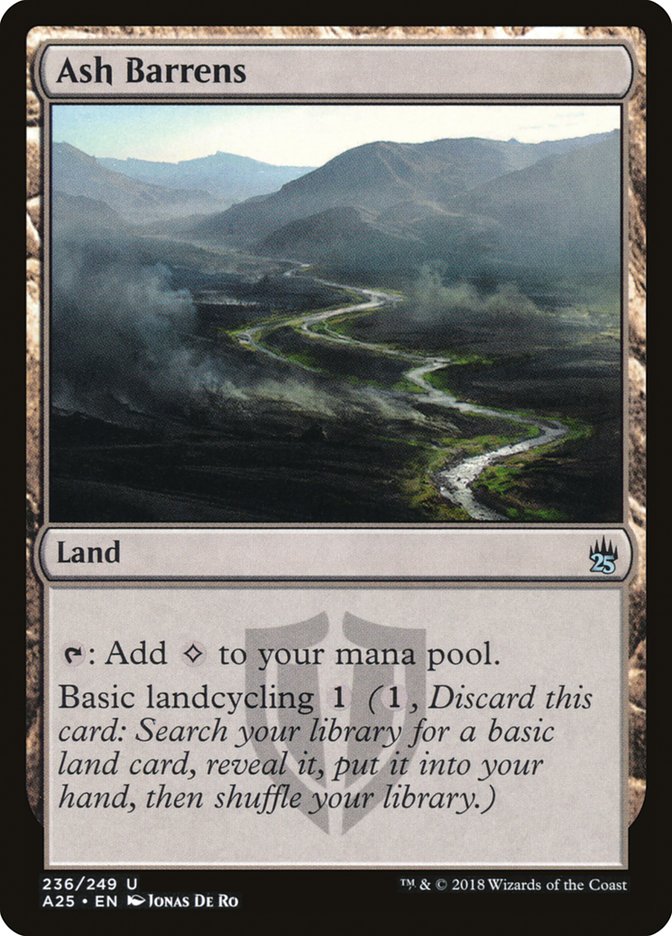 Ash Barrens [Masters 25] | Shuffle n Cut Hobbies & Games