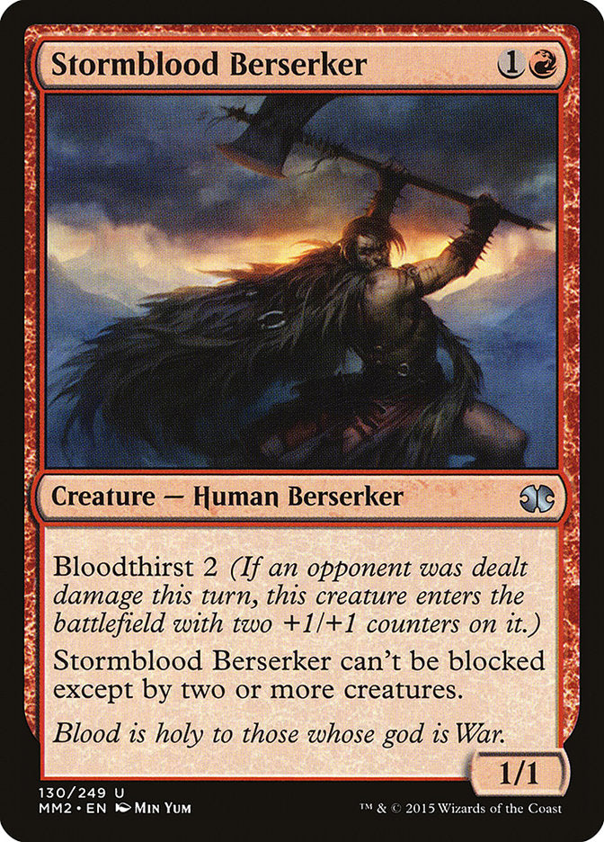 Stormblood Berserker [Modern Masters 2015] | Shuffle n Cut Hobbies & Games