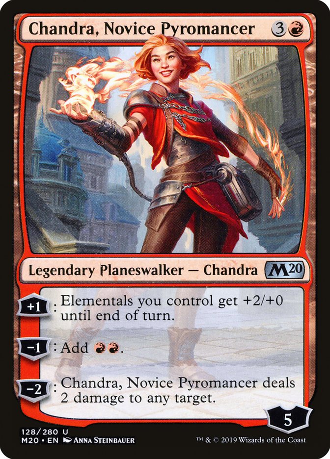 Chandra, Novice Pyromancer [Core Set 2020] | Shuffle n Cut Hobbies & Games