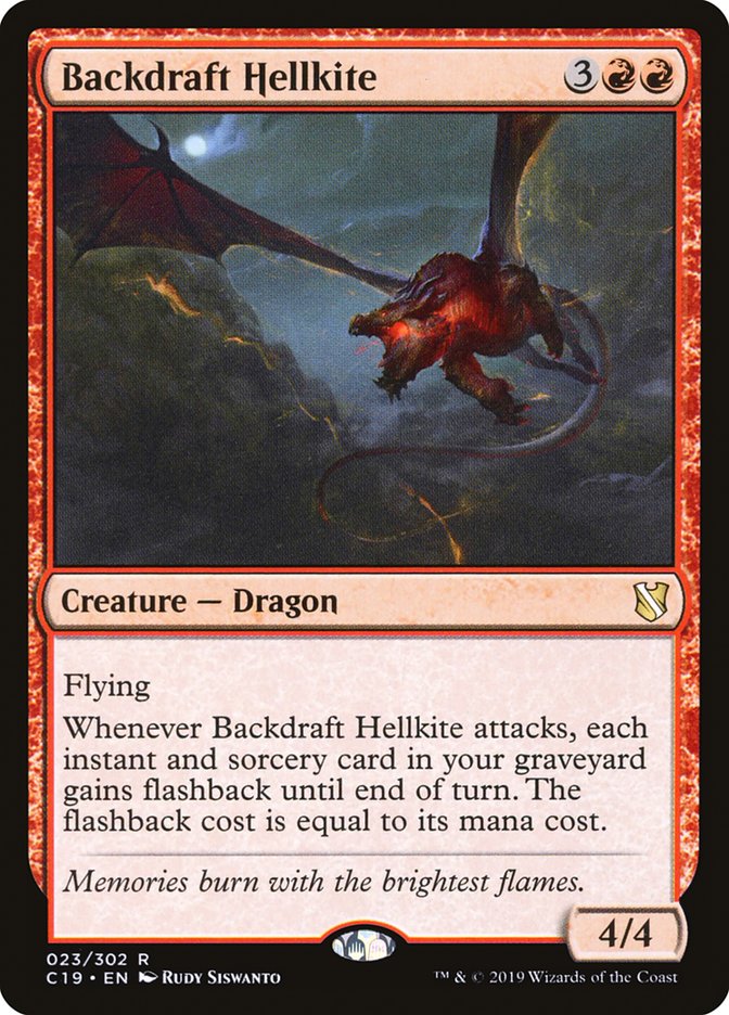 Backdraft Hellkite [Commander 2019] | Shuffle n Cut Hobbies & Games