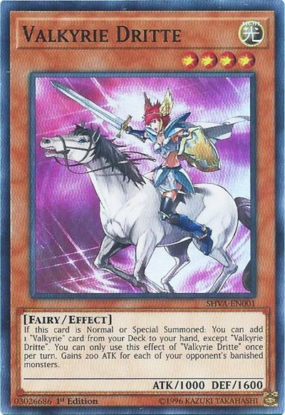 Valkyrie Dritte [SHVA-EN001] Super Rare | Shuffle n Cut Hobbies & Games