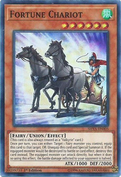 Fortune Chariot [SHVA-EN005] Super Rare | Shuffle n Cut Hobbies & Games