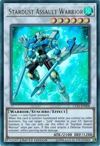 Stardust Assault Warrior [CT15-EN008] Ultra Rare | Shuffle n Cut Hobbies & Games