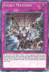Evenly Matched [MP18-EN154] Secret Rare | Shuffle n Cut Hobbies & Games