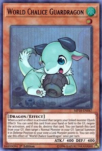 World Chalice Guardragon [MP18-EN047] Ultra Rare | Shuffle n Cut Hobbies & Games